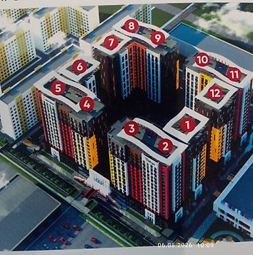 2026: 3 комнаты, 89 м², ул. Горького / Алматинка Элитка, 16 этаж, ПСО (под самоотделку) — 3
