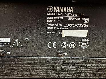 pioneer 5250 bt: Yamaha YST-SW800 aktiv sabvufer Texniki xüsusiyyətləri: * Marka — 5