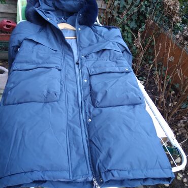 zimska jakna topla xl: M (EU 38), Jednobojni, Sa postavom