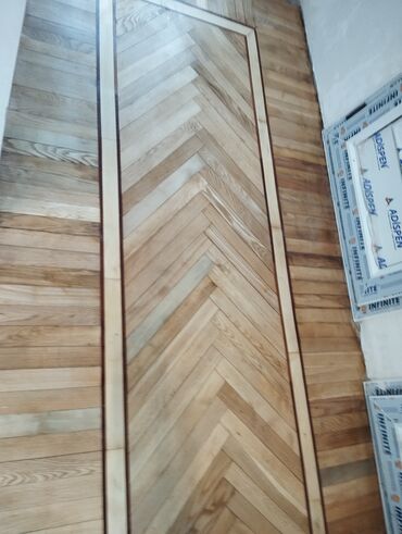 Döşəmə işləri: Pol ve parketlerin yonulub laklanmasi yuksek seviyyede — 29