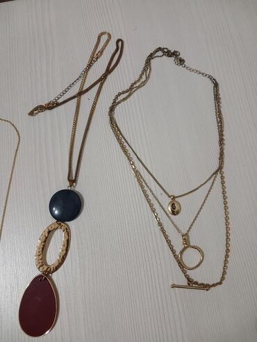 Bijuteriya dəstləri: 3 lü sep ipekyol uzun rəngli daşlı sep ipekyol channel dəst (rəngi — 5