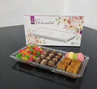 Tort və şiriniyyat qabları: Tort və şiriniyyat qabı, Şüşə — 1