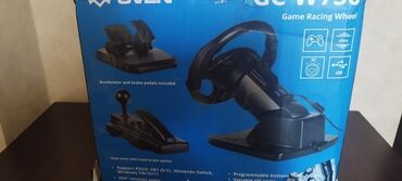 массажер для сиденья водителя: Продам руль Sven GC-W750 📦 Комплект: руль, педали, КПП, ручник 🖥