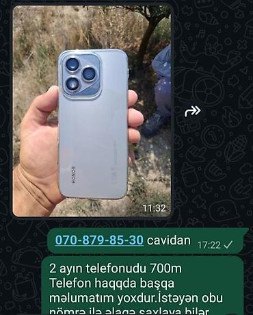 honor telefonu: Honor rəng - Gümüşü — 1