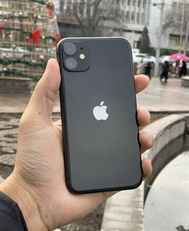 Apple iPhone: IPhone 11, Б/у, 128 ГБ, Черный, 81 %