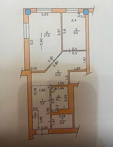 Продажа квартир: 2 комнаты, 53 м², Индивидуалка, 2 этаж — 11