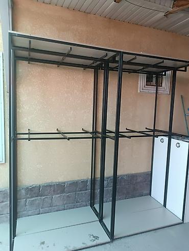 Металлическая гардеробная система/стойка для одежды - Каркас из at lalafo.kg Металлическая гардеробная система/стойка для одежды - Каркас из