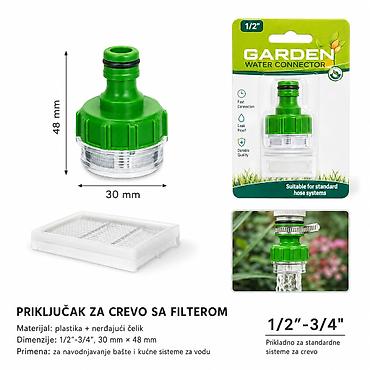KMT Dispenzer za sok / priključak za baštensko crevo sa filterom