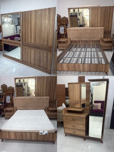 купить двуспальную кровать: Yataq desti 690 manat.Ideal veziyyetdedir.Catdirilma qurasdirilma