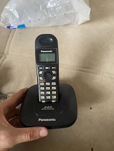 Panasonic simsiz ev telefonu və baza stansiyası - Model: Panasonic