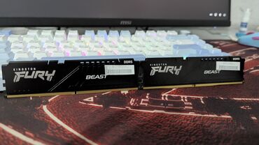 Оперативная память (RAM): Оперативная память, HyperX, 16 ГБ, DDR5, 6000 МГц, Для ПК
