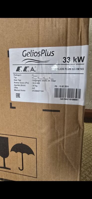 Kombilər: Yeni Kombi E.C.A. 35 kVt, Ünvandan götürmə, Pulsuz quraşdırma, Zəmanətli, Kredit yoxdur lalafo.az -da Kombilər: Yeni Kombi E.C.A. 35 kVt, Ünvandan götürmə, Pulsuz quraşdırma, Zəmanətli, Kredit yoxdur