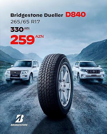 bbc disk: Bridgestone Dueler D840 – 265/65 R17 off-road/SUV təkəri Toyota Land — 1