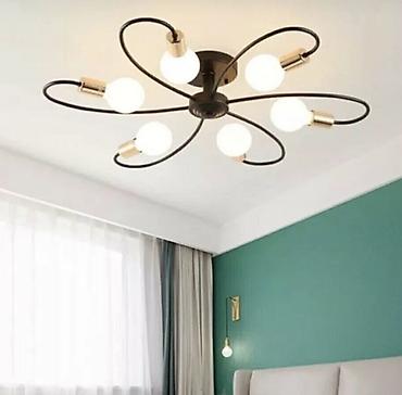lustur alti fiqurlar: Çılçıraq, 6 lampa, Metal — 1
