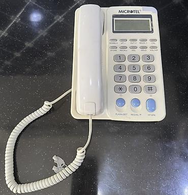 sesucaldan: Masaüstü simli telefonlar – 2 ədəd 1) Microtel masa telefonu - — 1