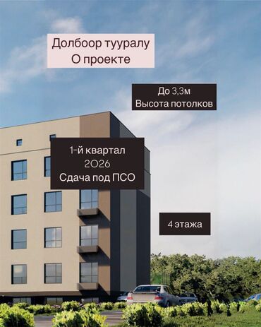 Продажа квартир: 1 комната, 33 м², Элитка, 2 этаж — 1