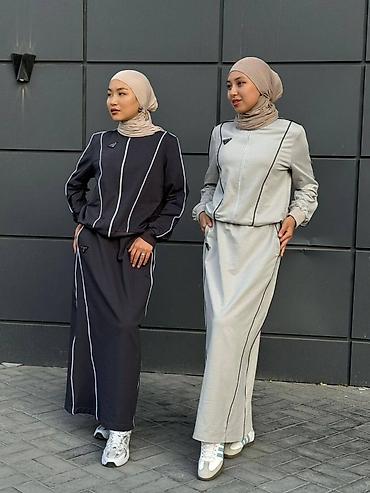 том и джери: 100 штук Спортивный женский костюм в стиле modest wear (двойка — 4