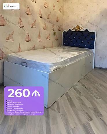 Tək nəfərlik açılan baza çarpayı - Ölçü: 90 × 200 sm - Mexanizm