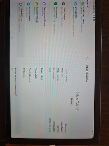 Samsung: Samsung Galaxy Tab A7 planşet -32 GB dahili yandaş 3 GB Operativ — 9