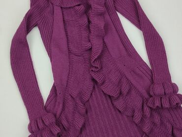 fioletowe bluzki damskie: Kardigan, S, stan - Dobry
