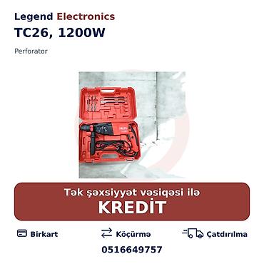 acar desti: Elan başlığı: Perforator TC26, 1200W Elan mətni: Legend Electronics – — 1