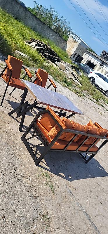 bağ stulu: Düz, sadə divan, 2 nəfərlik, Açılmayan, Parça, Türkiyə — 4