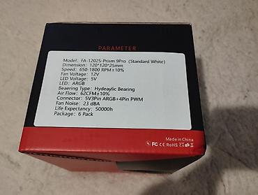 Rashladni sistemi: Prodajem set od 6 ARGB ventilatora modela Prism 9Pro, idealnih za sve — 6