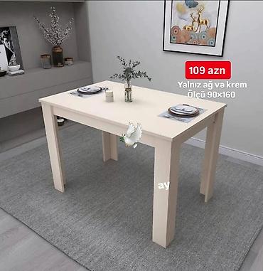 Masalar: Qonaq masası, Yeni, Açılmayan, Dördbucaq masa — 1