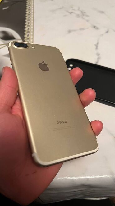 чехол для айфон 7 плюс: IPhone 7 Plus, Б/у, 256 ГБ, Золотой, Чехол, Стилус, 71 %