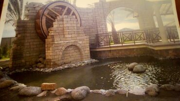 Fasad işləri: Shalale,cay,gol,ere dosheme,xasarlara ve evin fasadina tebii ve tokme — 2