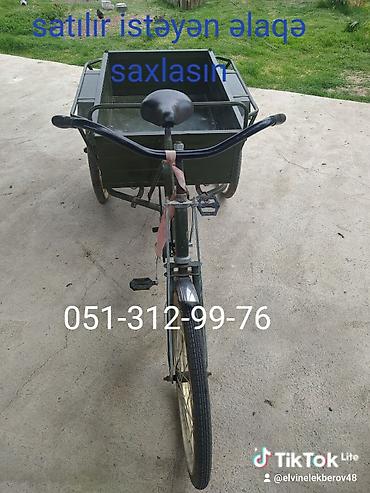 omid su nasosu: Yükdaşıma üçün üçtəkərli velosiped arabası 0513129976 elvin - Arxa — 1