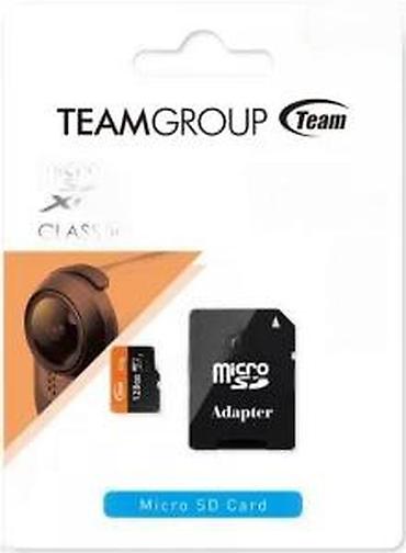 Memorijske kartice za kamere: TEAMGROUP microSDXC memorijska kartica sa SD adapterom - Kapacitet — 6