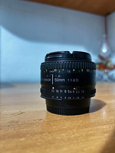 Фото жана видеокамералар: Объектив Nikon AF 50mm 1:1.8D в хорошем состоянии — 2