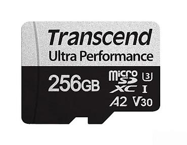 Memorijske kartice za kamere: Transcend Ultra Performance microSDXC memorijska kartica – 256 GB - — 1
