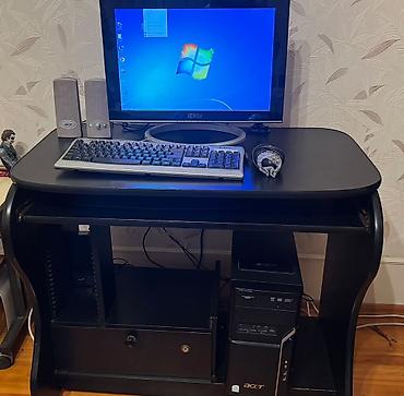 Acer Aspire masaüstü kompüter komplekti Tərkib: - Sistem bloku: Acer