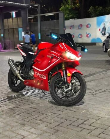 китайский мотоцикл 125 кубов: Спортбайк Ducati, 400 куб. см, Бензин, Взрослый, Новый