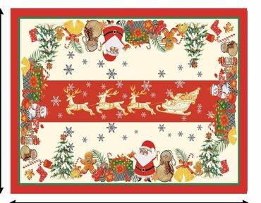 Ostalo: Novogodisnji Ukrasni Stolnjaci NOVO Vise Dezena AKCIJA Cene nisu — 23