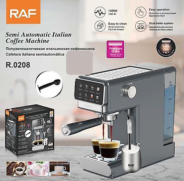 №: 12098 Məhsulun adı: Qəhvə maşını RAF R.0208, qara Brend: RAF