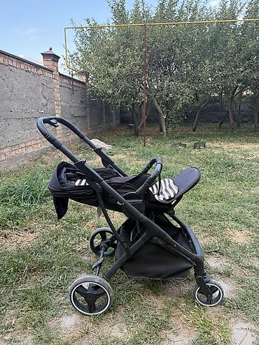 Коляски: Коляска, цвет - Черный, Б/у, Самовывоз — 2