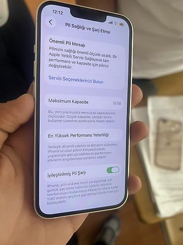 2 el ipad: IPhone 13, 128 GB, Ağ, Face ID — 7