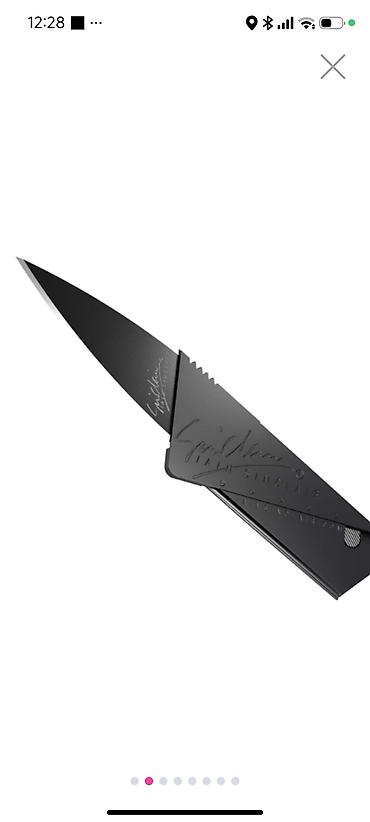 agac qaycisi: Kart bıçaq – Incognito Cardsharp tipli qatlanabilən mini bıçaq - Cib — 2