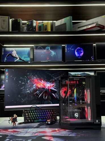 aoc монитор: Компьютер, ядролор - 6, ОЭТ 32 ГБ, Оюндар үчүн, AMD Ryzen 5, NVIDIA GeForce RTX 3080, SSD