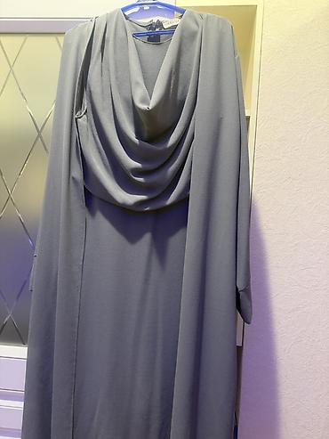ziyafet donu type 0 per page 99: Boz rəngli uzun don - Model: drapeli “cowl” yaxalı, axıcı kəsim - — 2
