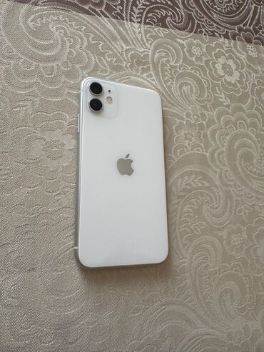 zaryatqa aparati: IPhone 11, 64 GB, Ağ, Simsiz şarj, Face ID