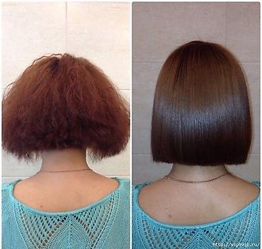 Парикмахеры: Кератиновое выпрямление и восстановление волос - Гладкость и блеск до — 6
