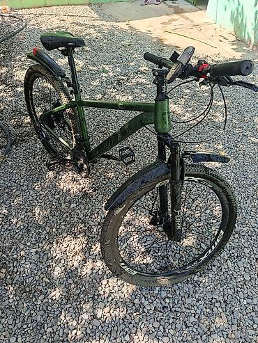 velosiped satisi kreditle: MTB tipli dağ velosipedi - Rəng: zeytun-yaşıl mat çalar - Alüminium — 1