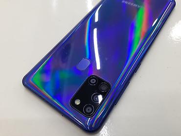 samsung es: Samsung Galaxy A21S, 32 GB, rəng - Göy, Zəmanət, Düyməli, Sensor — 2