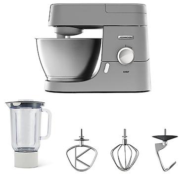 Миксеры: Kenwood KVC3100S Chef stasionar mikser - Güc: 1000W (korpus üzərində — 3
