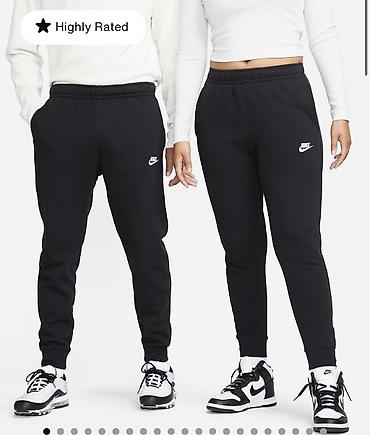 fleece: Nike Sportswear Club Fleece мужской черный костюм Размер Л, на XL — 2