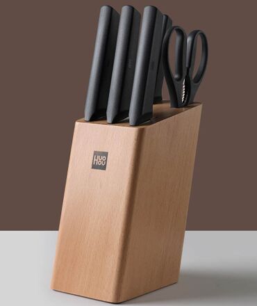 американский нож: Xiaomi Kitchen Knife 
Набор кухонных ножей 6 штук